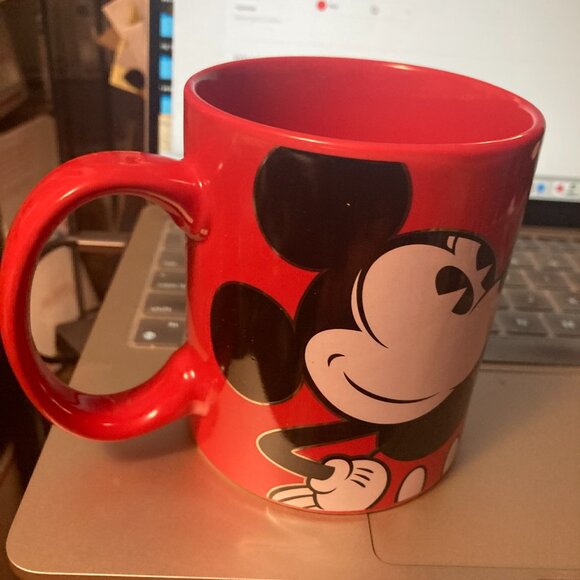 Disney Mickey Mouse Red Coffee Mug 12 oz - Picture 3 of 4